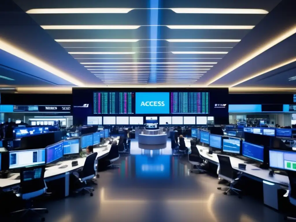 Ambiente moderno de bolsa de valores- Acceso a mercados consolidados en plataformas tradicionales