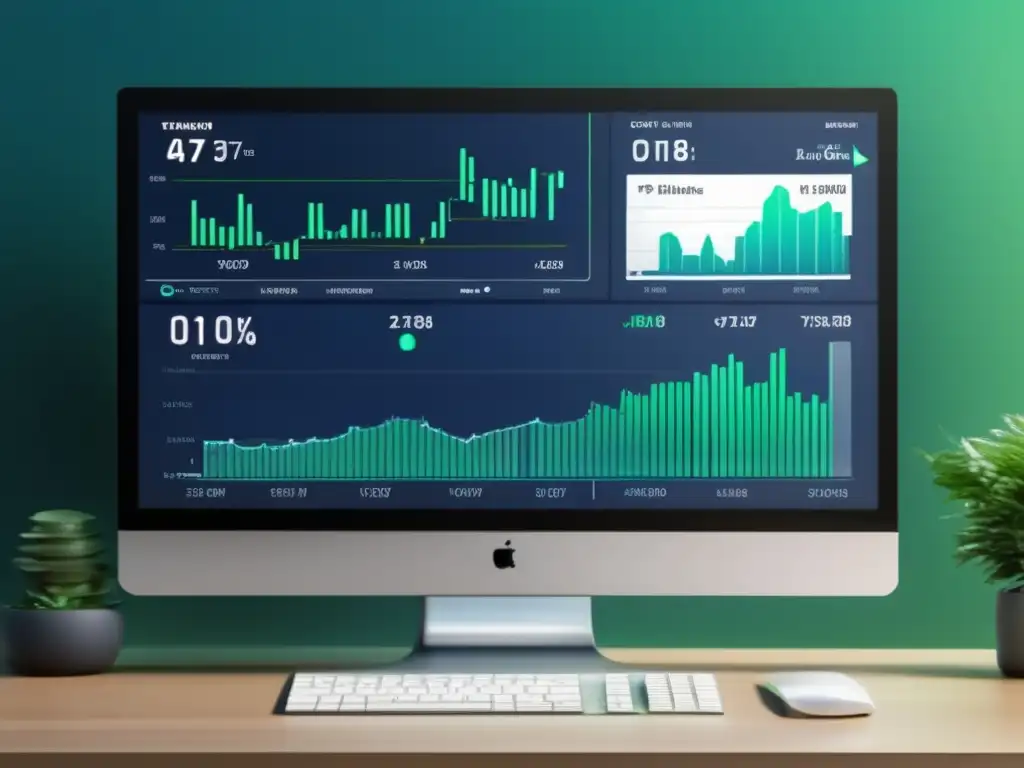 Interfaz de trading moderna y detallada Guía trading algorítmico para principiantes: plataforma moderna y profesional con datos en tiempo real, gráficos y opciones personalizables