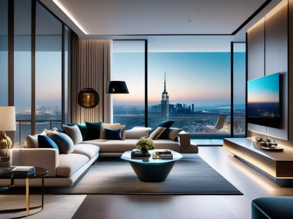 Lujoso apartamento moderno con vistas panorámicas Apartamento moderno con vistas panorámicas, mobiliario contemporáneo y luz natural