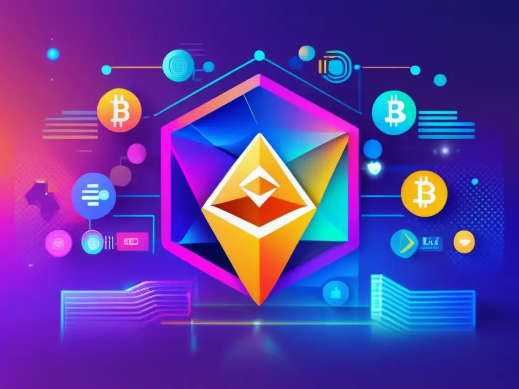 Conexión sin fisuras entre criptomonedas y APIs financieras Conectando APIs cripto y finanzas en una imagen moderna y vibrante