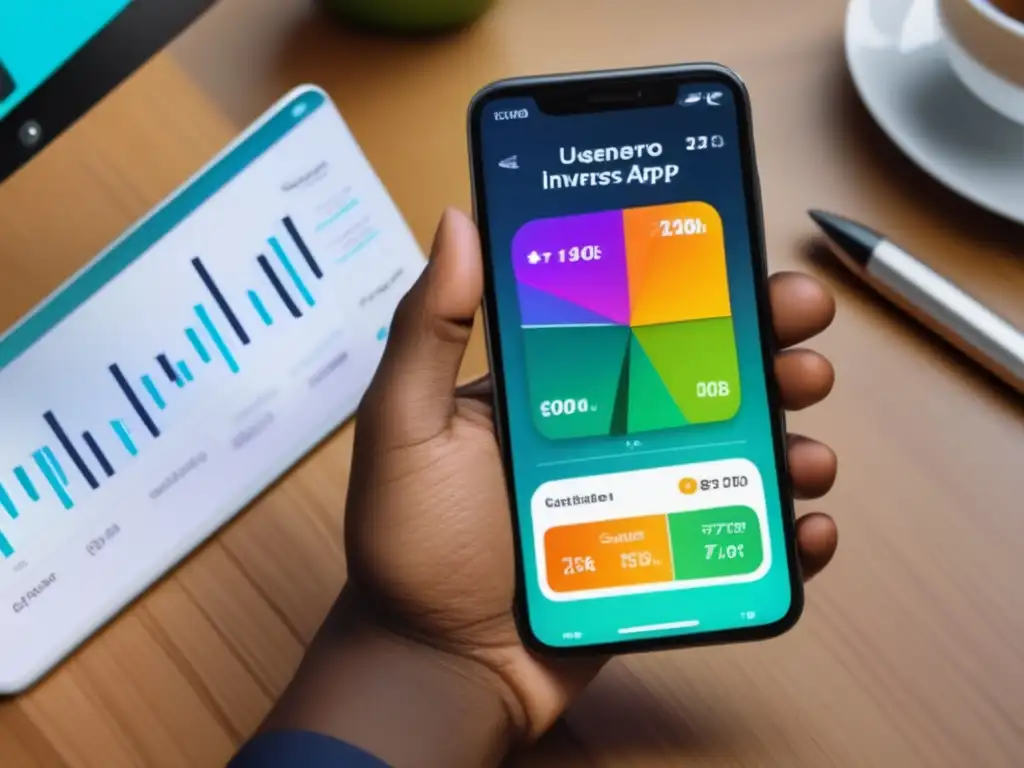Interfaz intuitiva y moderna de app de inversiones App de inversión con interfaz intuitiva y diseño moderno - Ranking Apps Inversión Usabilidad