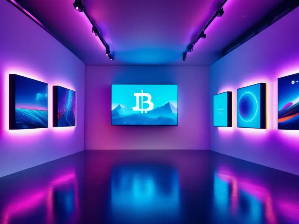 Futura galería de arte blockchain - Galería futurista de arte con tecnología blockchain - Blockchain arte inversión coleccionables