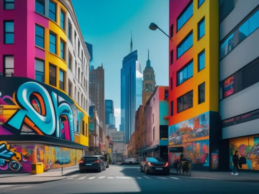 Arte urbano vibrante y cautivador Inversión arte urbano rentable