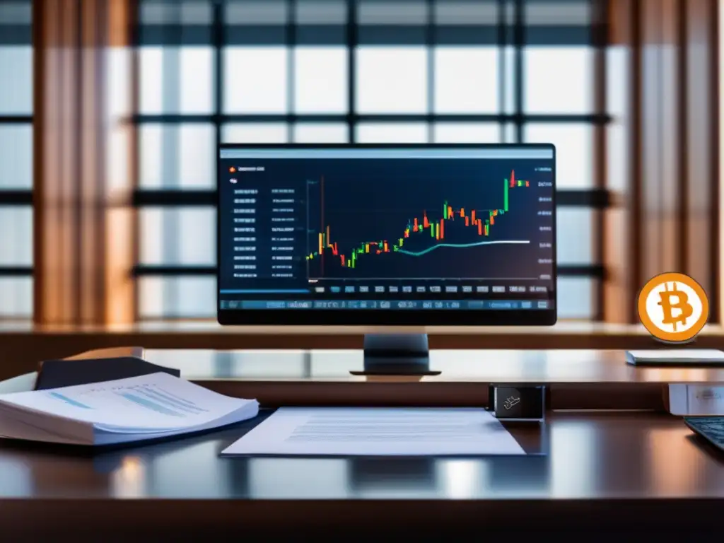 Oficina de abogados moderna y profesional Asesoría legal para inversiones cripto en oficina moderna y profesional