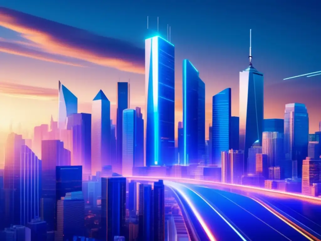 El Futuro de la Banca: Tradicional vs Fintech Ilustración moderna 'Tecnología Fintech y bancos tradicionales', muestra la dualidad entre ambos enfoques