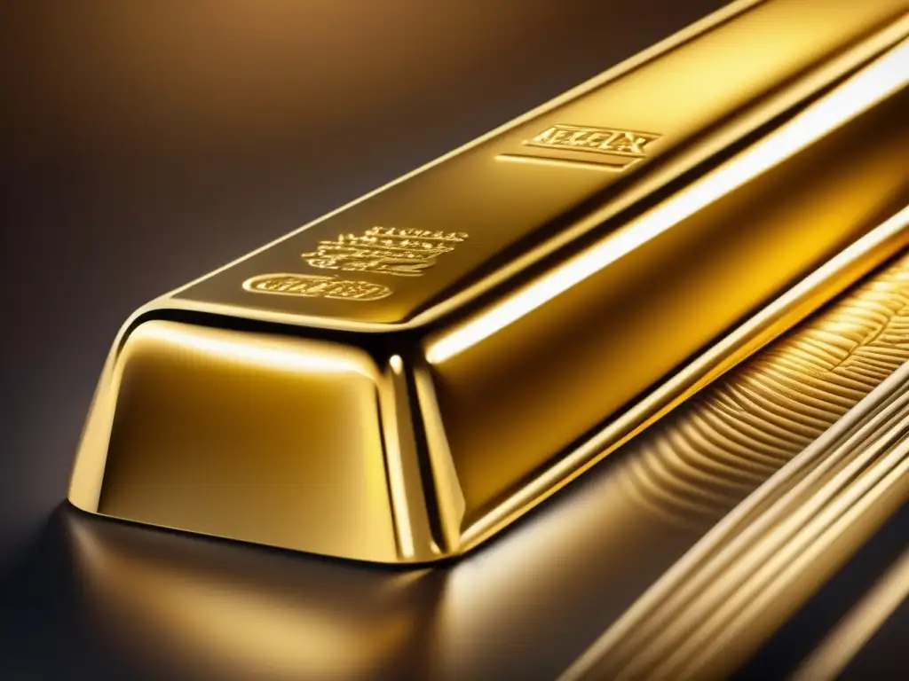 Barra de oro de lujo, pureza y belleza Barra de oro dorada de lujo: Riesgos y beneficios de invertir en oro y materias primas