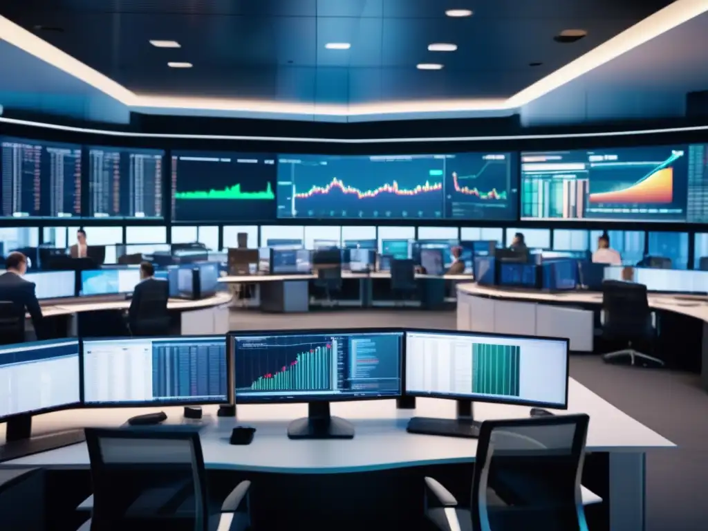 Traders ocupados en piso financiero Beneficios del análisis Fibonacci en inversiones bursátiles
