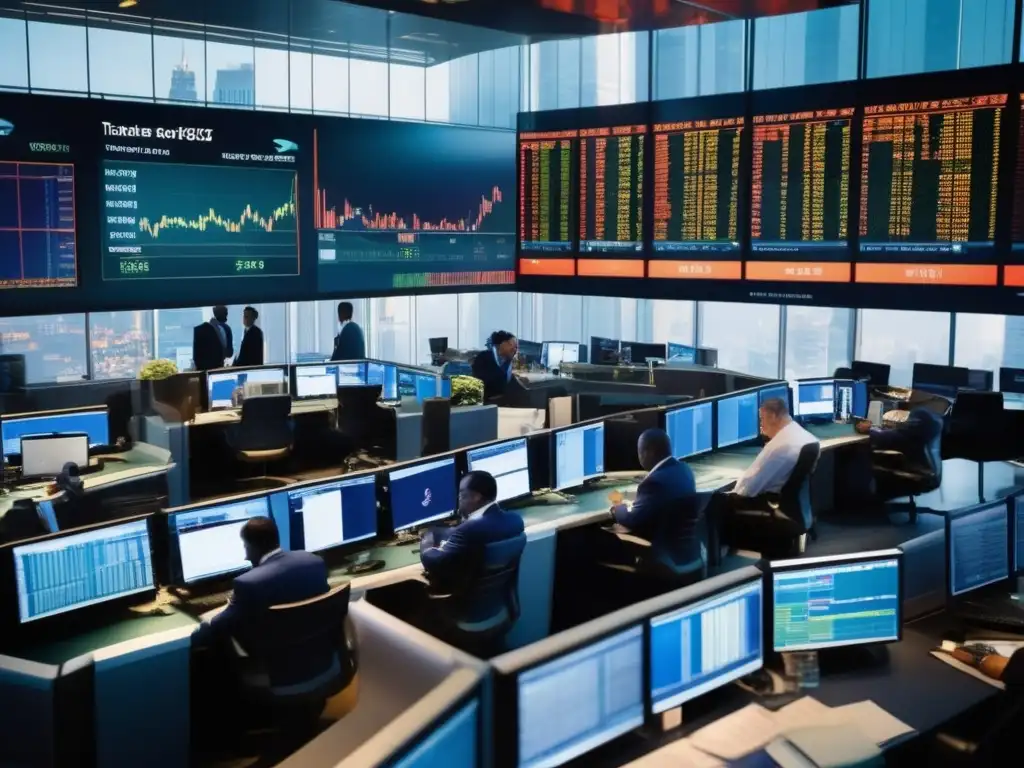 Bolsa de valores global: actividad y energía Bolsa global: Desmentidos mitos sobre la energía y oportunidades en un moderno trading floor
