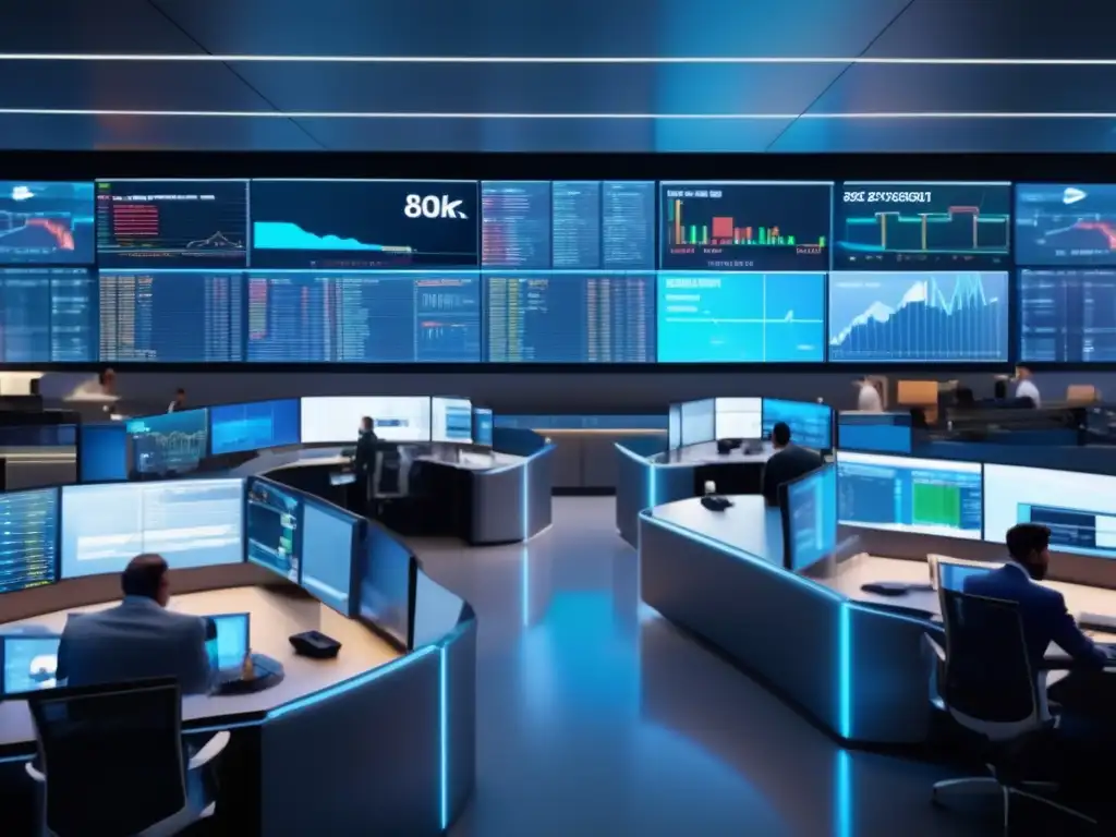 Piso de bolsa moderno y futurista Invertir en Bolsa de Valores en Perú: Guía para Principiantes