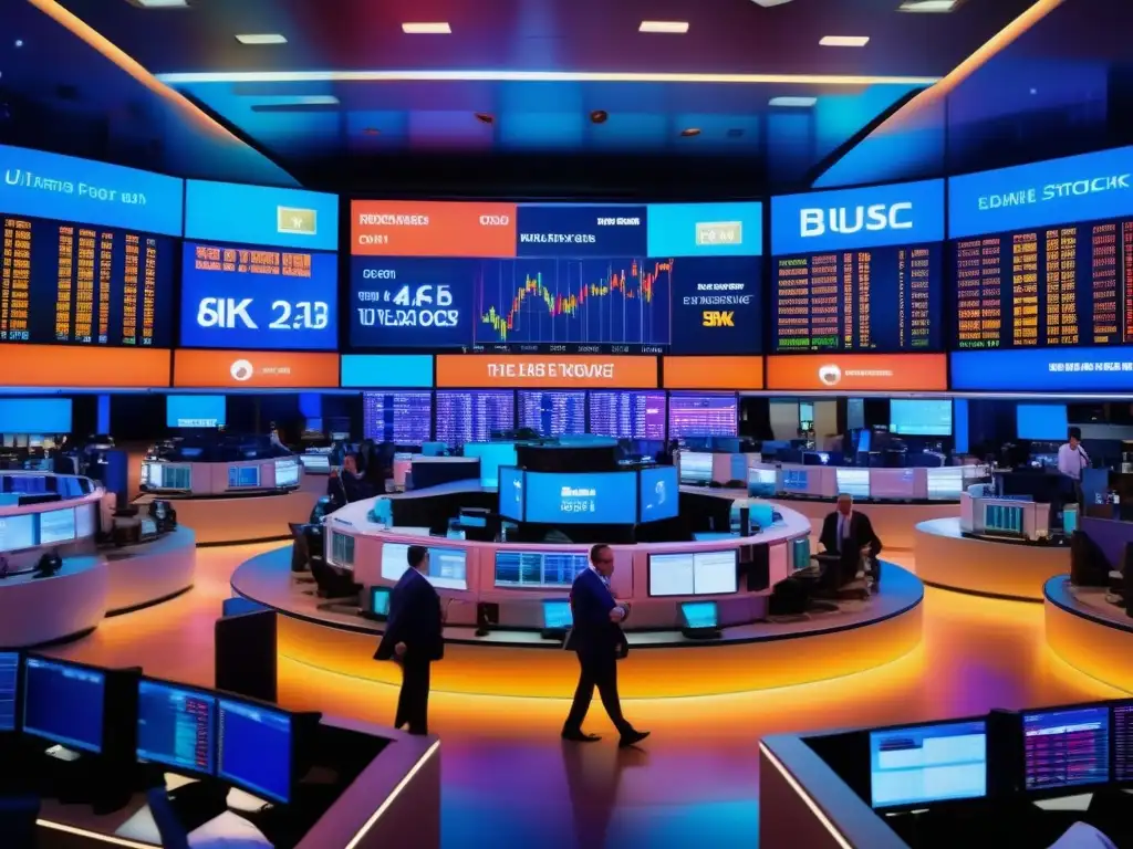 Intensa bolsa de valores llena de traders - Bolsa de valores: Traders, tecnología y emoción - Cómo elegir el ETF adecuado