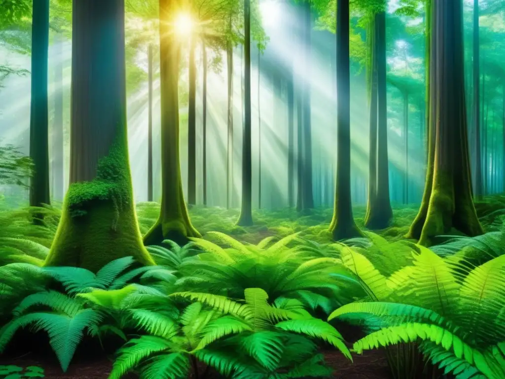 Forestal sostenible: belleza natural y vitalidad Bosque sostenible: Evaluación inversiones sostenibles ESG