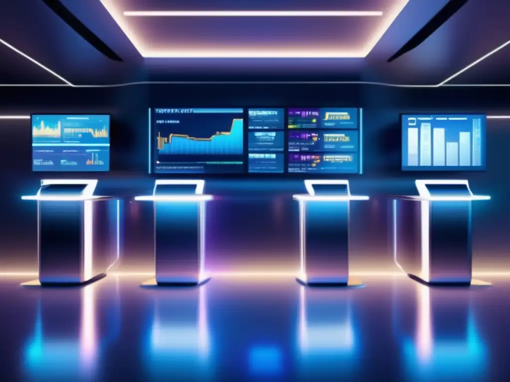Trading futurista con bots avanzados Bots de trading automatizado: Beneficios y eficiencia en la sala de trading futurista