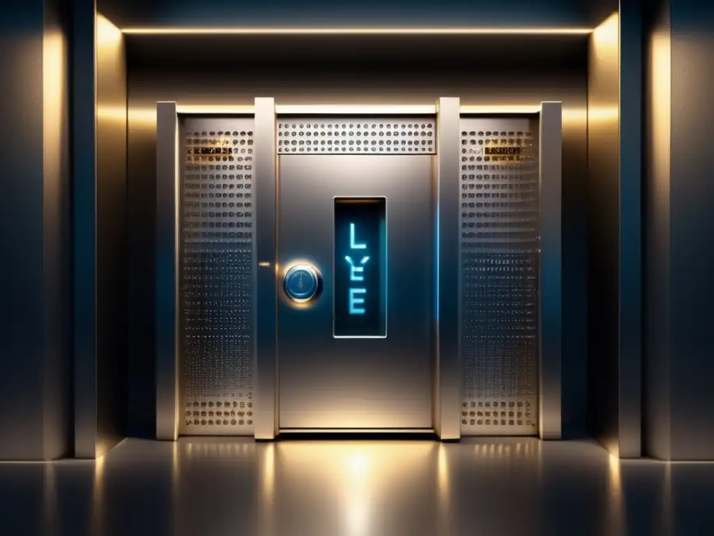 Imagen: Bóveda bancaria moderna y segura Bóveda bancaria moderna y segura con leyes de secreto bancario y criptomonedas