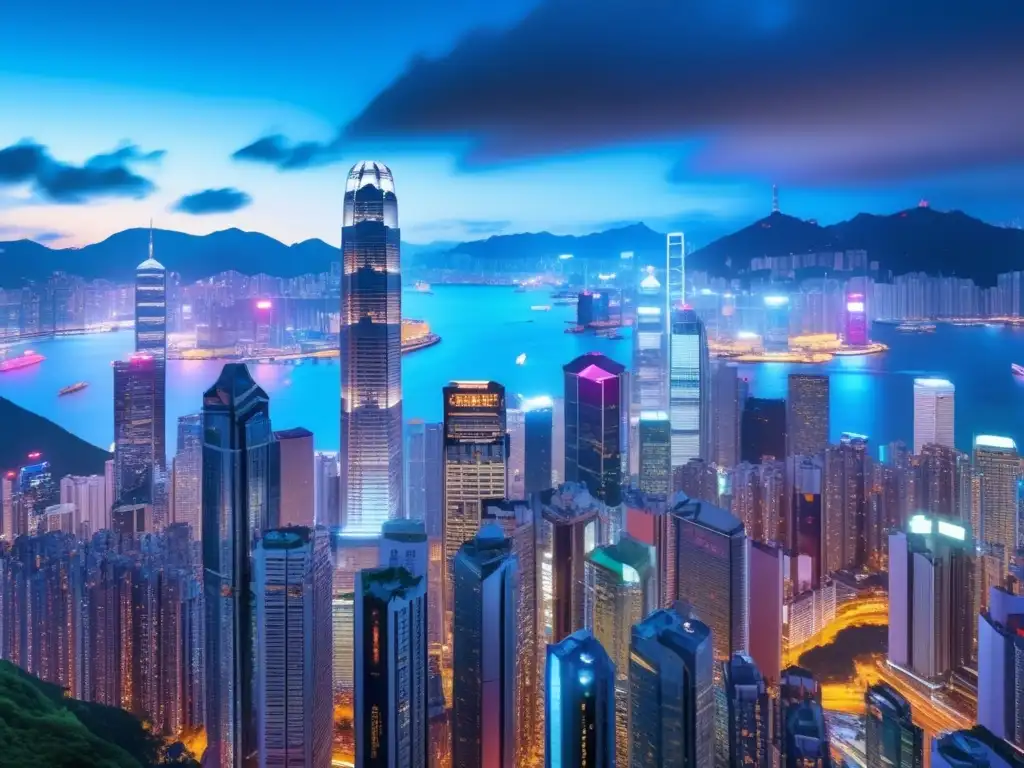 Hong Kong: Distrito financiero en crepúsculo Callejones financieros de Hong Kong: conexión China e inversión internacional
