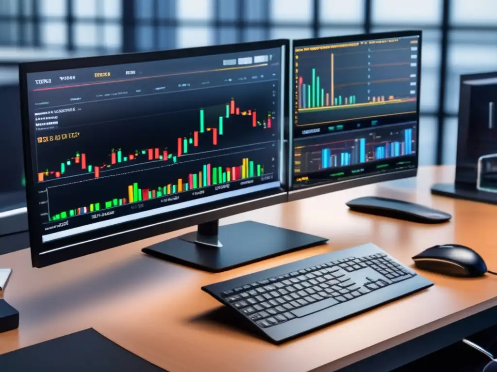 Moderna y elegante configuración de escritorio de trading Características avanzadas de Thinkorswim para traders
