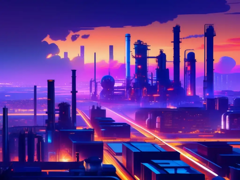 Futuro energético sostenible y sus riesgos Ciudad futurista: inversión en renovables vs