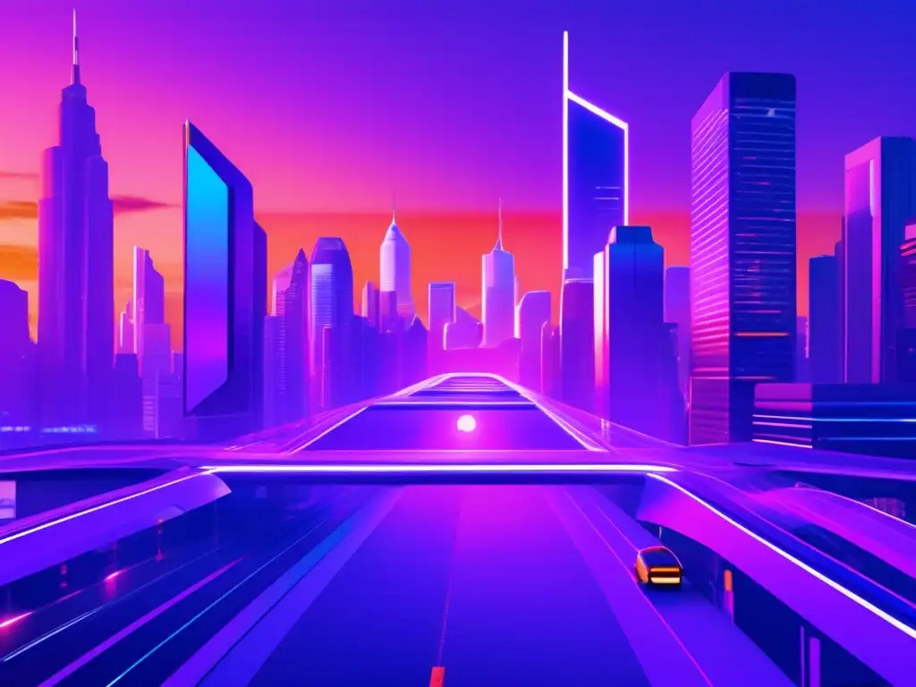Futurista ciudad con altcoins y profesionales discutiendo (50 caracteres) Una ciudad futurista con altcoins de mayor potencial en 2023