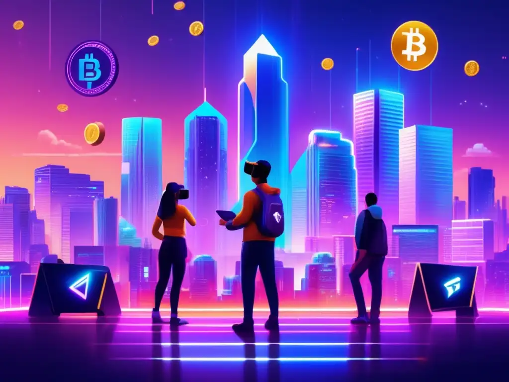 Futuro de la criptofarming Ciudad futurista de criptoactivos: Riesgos y beneficios del farming en el mundo digital