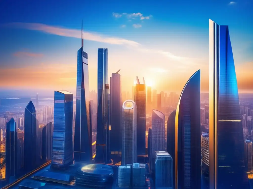 Futurista ciudad diversa y moderna Ciudad futurista diversificada: Importancia de diversificar cartera