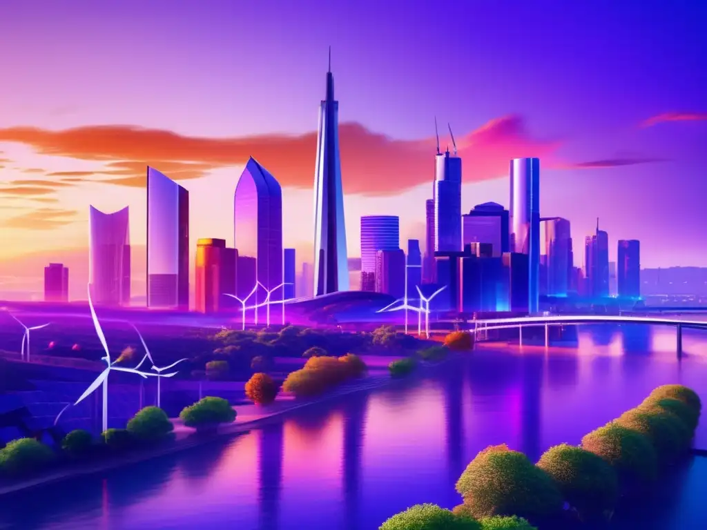 Ciudad sostenible con energía renovable Ciudad sostenible con energías renovables y estrategias de inversión en movimientos sociales