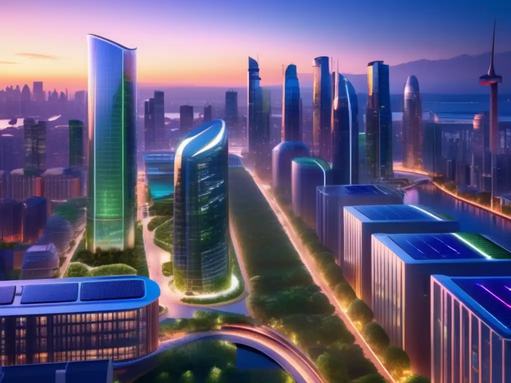 Ciudad sostenible: Desarrollo urbano y prácticas sostenibles Ciudad sostenible con infraestructura y modernidad (110 caracteres)