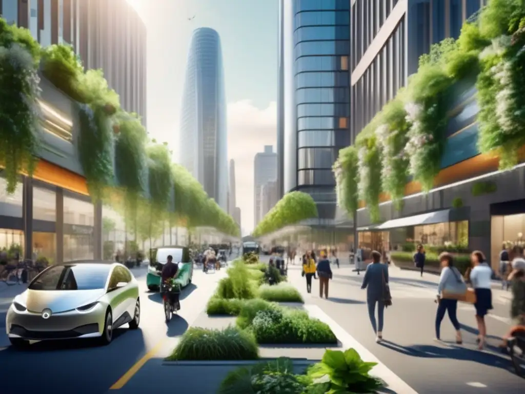 Ciudad sostenible con naturaleza y movilidad limpia Ciudad sostenible con oportunidades de inversión en movilidad sostenible