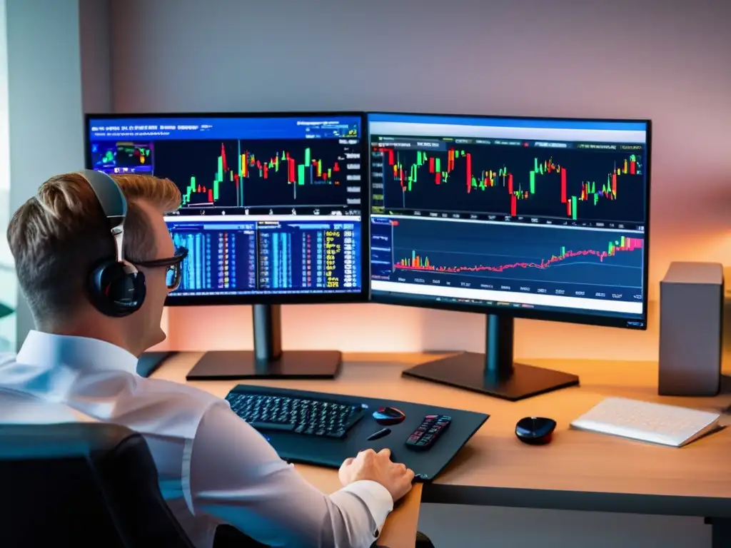 Comparación avanzada de plataformas de trading Comparativa de brokers online: Pantallas de trading de Interactive Brokers y Charles Schwab con gráficos en tiempo real, datos de mercado y herramientas de trading
