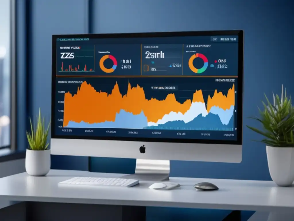 Comparación de plataformas de inversión: Zacks Trade vs Merrill Edge Comparativa plataformas inversiones serias: pantalla 8k con análisis financiero detallado de Zacks Trade y Merrill Edge