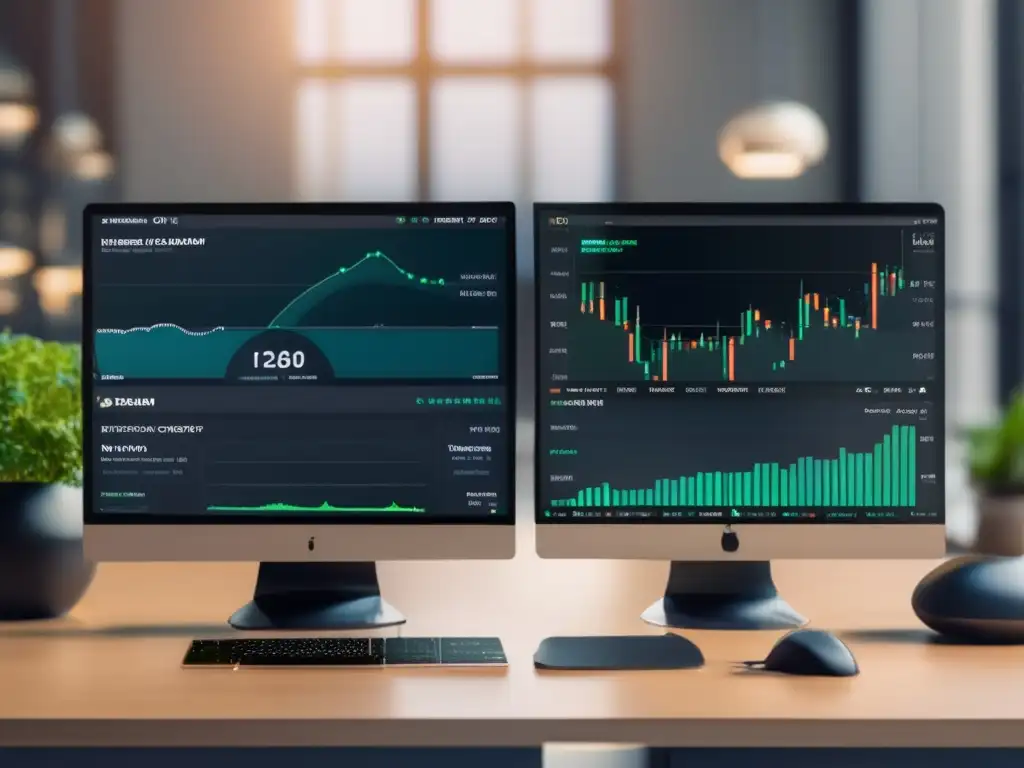 Interfaces de Kraken y Bitstamp lado a lado Comparativa seguridad Kraken Bitstamp cripto: Interfaces modernas y seguras de Kraken y Bitstamp lado a lado