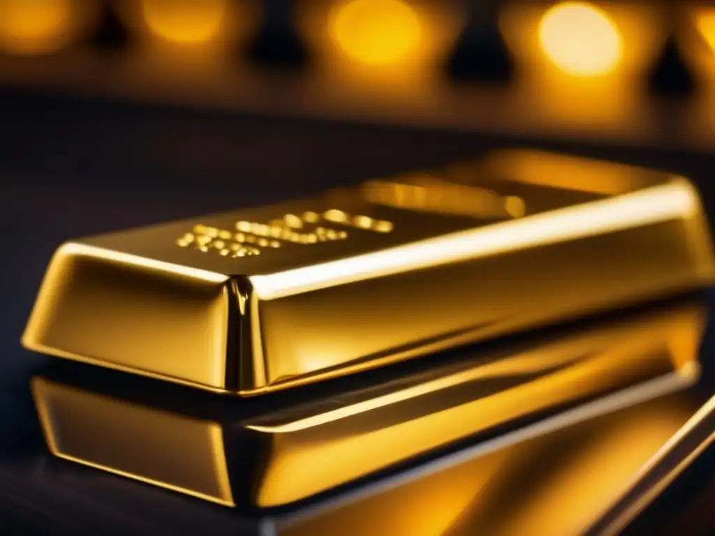 Textura detallada de una barra de oro brillante Guía completa para inversión en metales preciosos