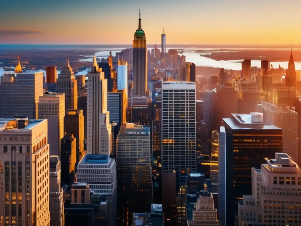 Vibrante escena de Wall Street Guía completa para principiantes en inversiones en Wall Street