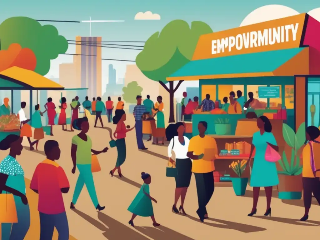 Comunidad vibrante y empoderada, desarrollo sostenible Transformación comunitaria con préstamos pequeños - Vida mejorada, empoderamiento económico, desarrollo sostenible