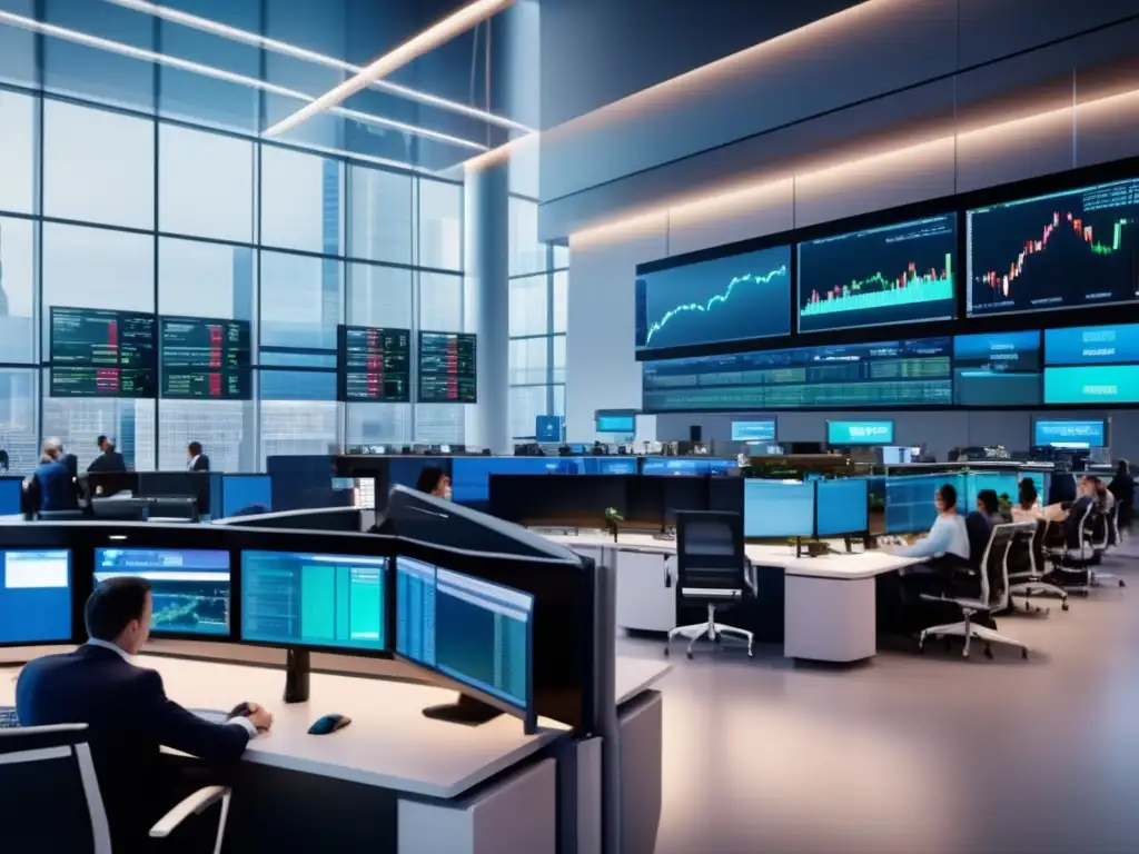 Piso de trading financiero moderno Consejos para artistas en el mercado de inversión