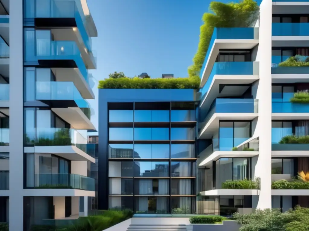 Edificio moderno y elegante en entorno urbano Consejos para invertir en propiedades: Edificio moderno y elegante en entorno urbano vibrante