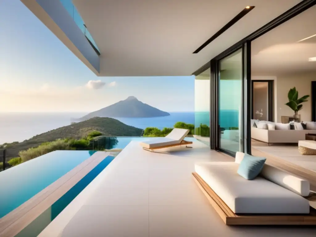 Villa de lujo con vista panorámica Consejos rentabilidad propiedad vacacional: Villa/apartamento lujoso con vista increíble, arquitectura moderna, piscina/terraza privada