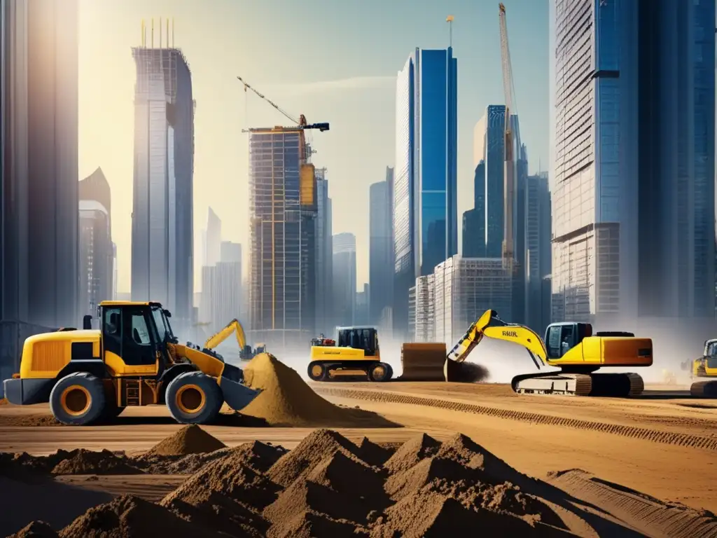 Construcción en auge en ciudad emergente Construcción en mercados emergentes: sectores beneficiados