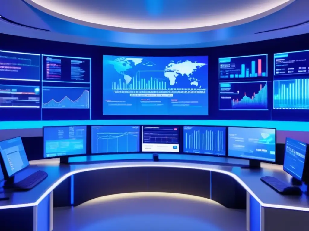 Control de seguridad financiera futuro Control de seguridad financiera futurista con IA para detectar fraudes financieros