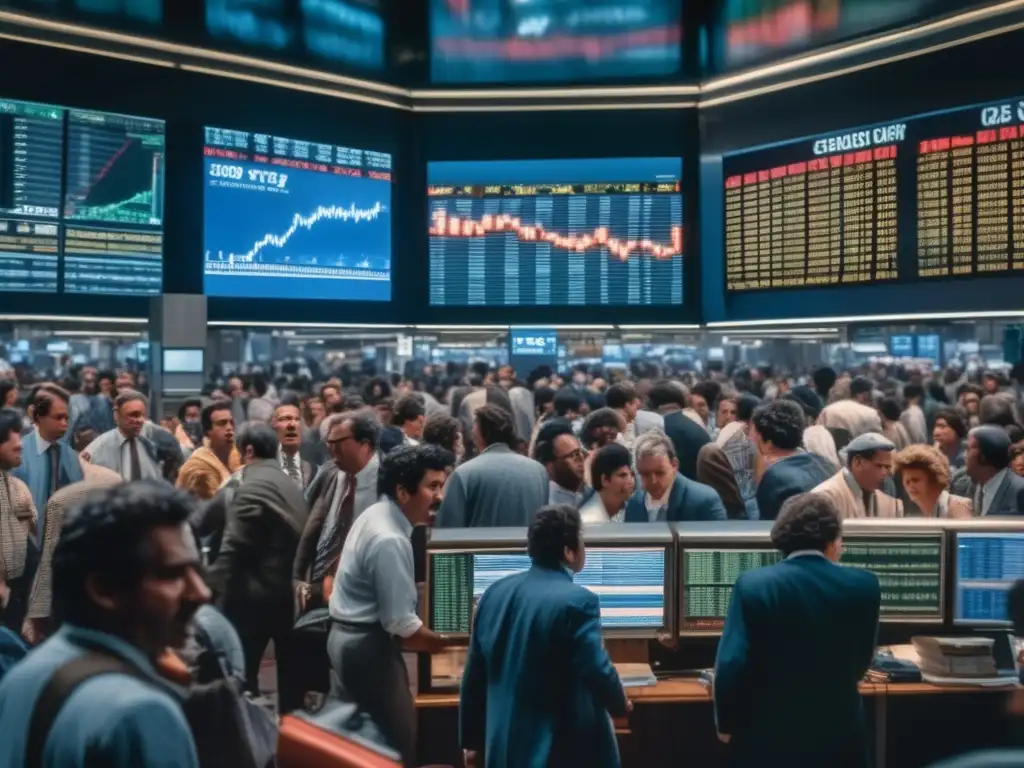 Caos y pánico en el mercado de Black Monday 1987 Crash de Black Monday 1987: Caos y consecuencias en el mercado financiero