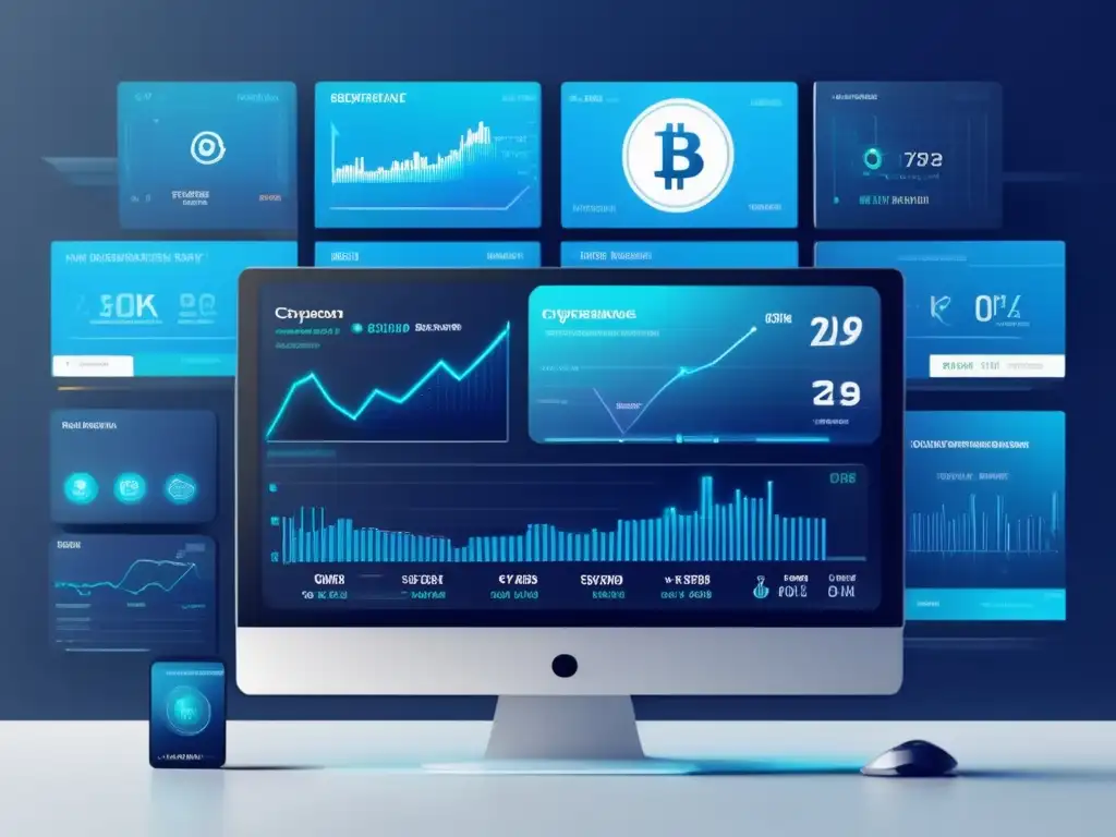 Plataforma cripto futurista Plataforma criptomonedas confiable: diseño futurista, seguridad avanzada, múltiples criptomonedas