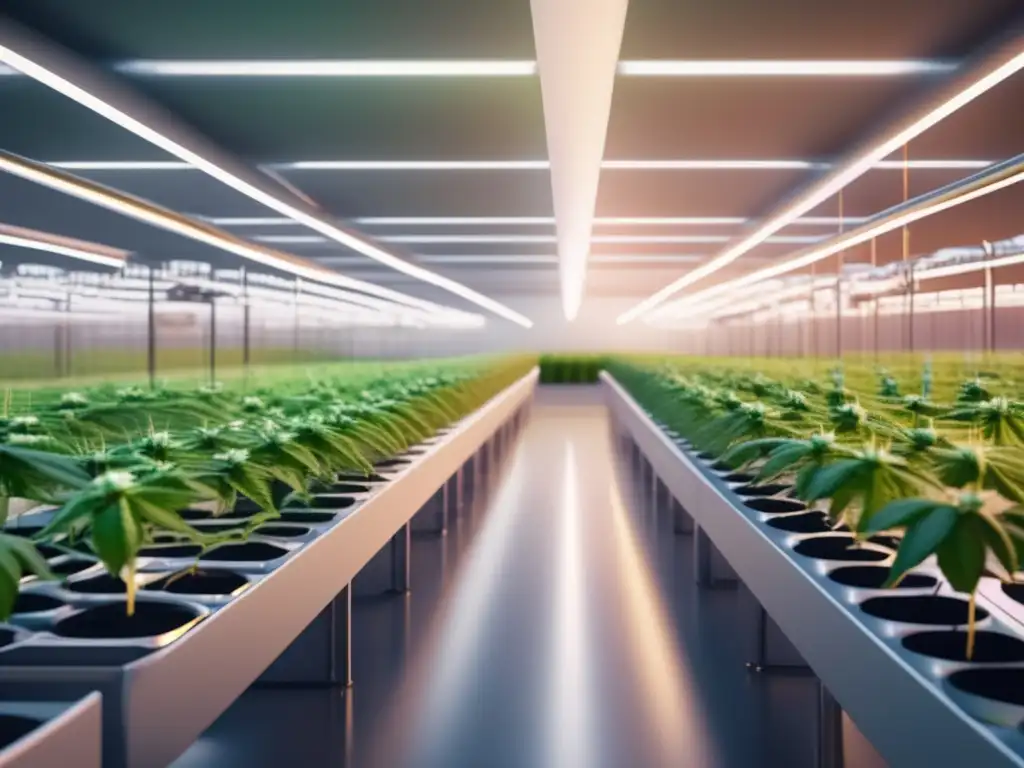 Instalación de cultivo de cannabis de alta tecnología Cultivo de cannabis: Riesgos y recompensas de la industria (110 caracteres)