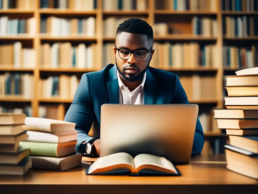 Persona leyendo y estudiando finanzas Cultura financiera personal: claves equilibrio económico