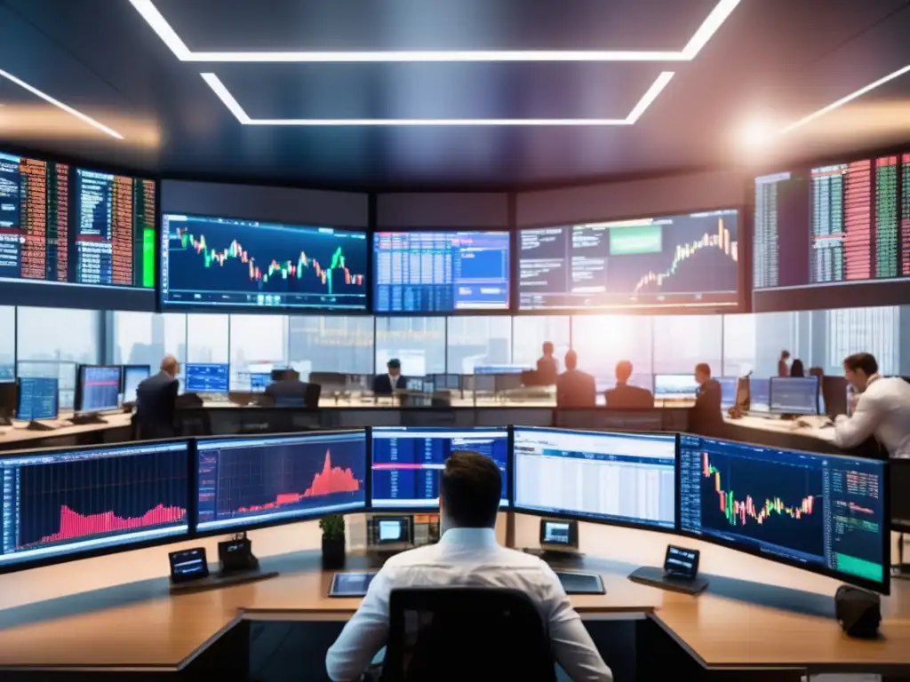 Comparación Forex y Stocks Diferencias Forex y Acciones: análisis inversiones- Forex trading bullicioso, Stock Exchange tradicional
