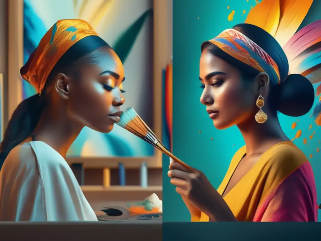 Contraste entre arte tradicional y digital Diferencias arte digital vs