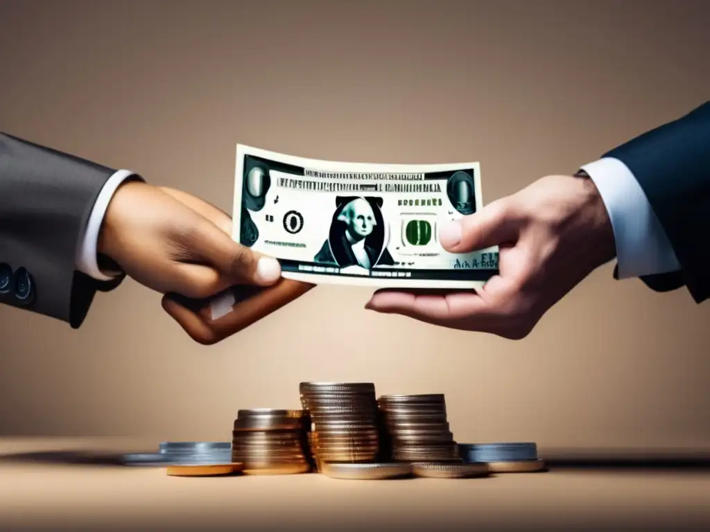 Contraste entre crowdfunding deuda y crowdfunding capital Diferencias entre crowdfunding deuda y crowdfunding capital: imagen ultradetallada 8k con manos sosteniendo activos financieros contrastantes