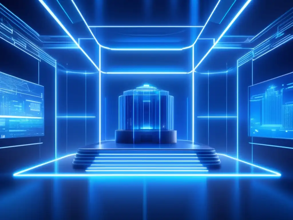 Futuro fortaleza digital protegida Futurofortaleza digital ultradetallada 8k con seguridad avanzada y protección contra amenazas cibernéticas - Seguridad en rig de minería