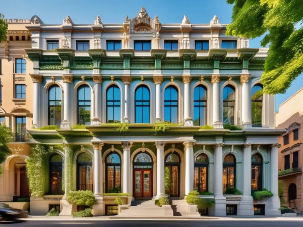 Hermoso edificio histórico en una ciudad vibrante Edificio histórico conservado con detalles arquitectónicos, inversiones inmobiliarias y carga fiscal