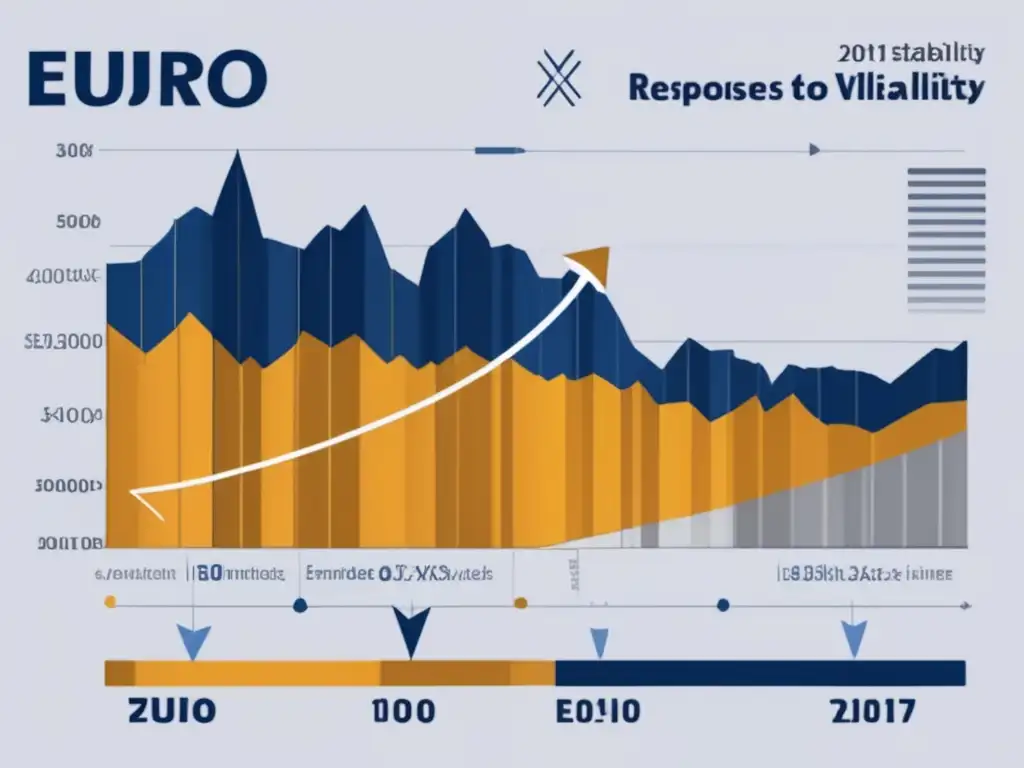 Estabilidad y volatilidad del euro: factores y respuesta de los inversores Efecto del euro en inversiones: imagen detallada del valor fluctuante del euro con indicadores económicos, políticos y análisis de inversores