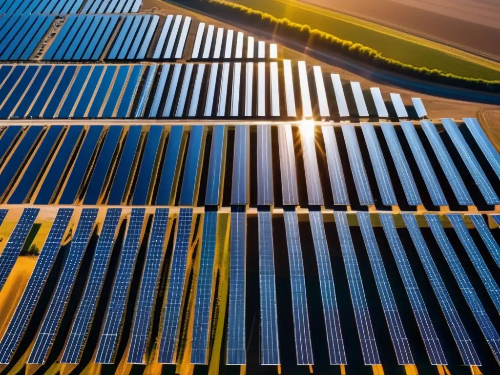 Energía solar en armonía con la naturaleza Inversión en energía renovable: poder y futuro en armonía