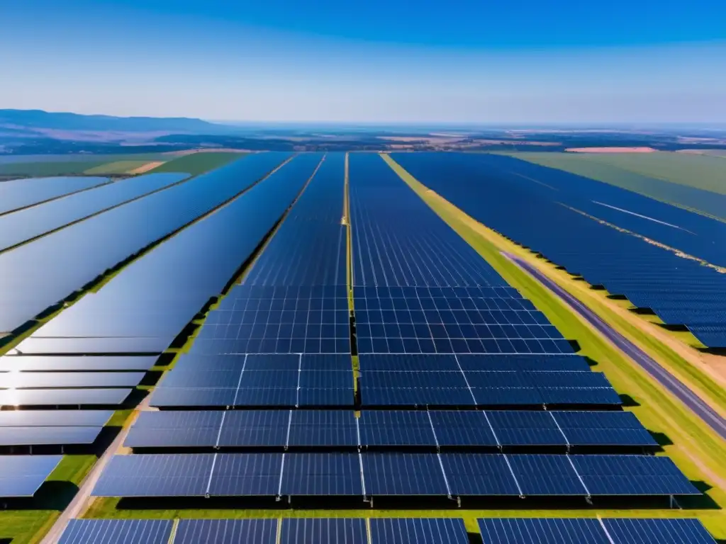 Granja solar extensa: eficiencia y sostenibilidad Energía solar: Rentabilidad sustentable en inversiones renovables