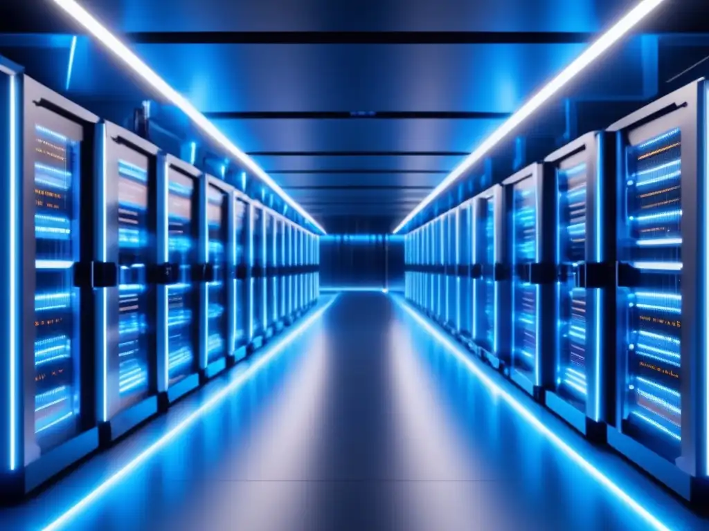 Mining farm futurista de criptomonedas Equipo minero criptomonedas eficiente, rentable y futurista
